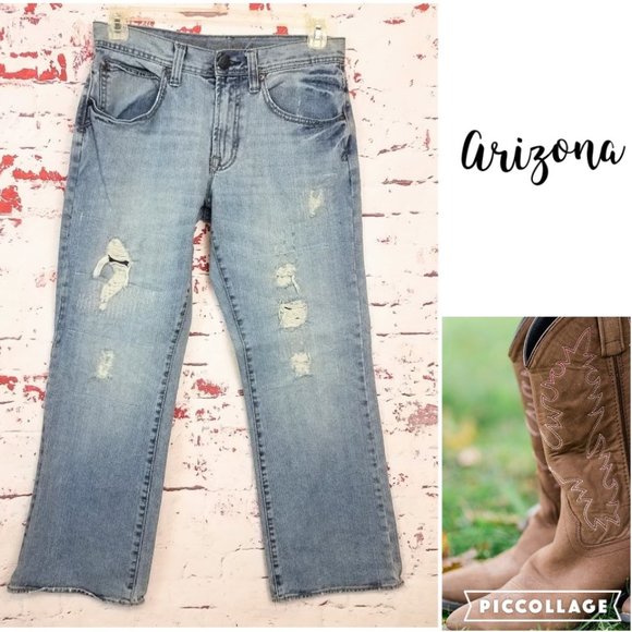 Arizona Jean Company Other - ARIZONA Boot Cut Distressed Jeans Men's 32 x 30